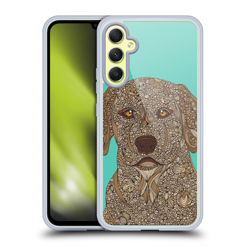 Valentina Dogs Yellow Lab Soft Gel Case for Samsung Galaxy A34 5G