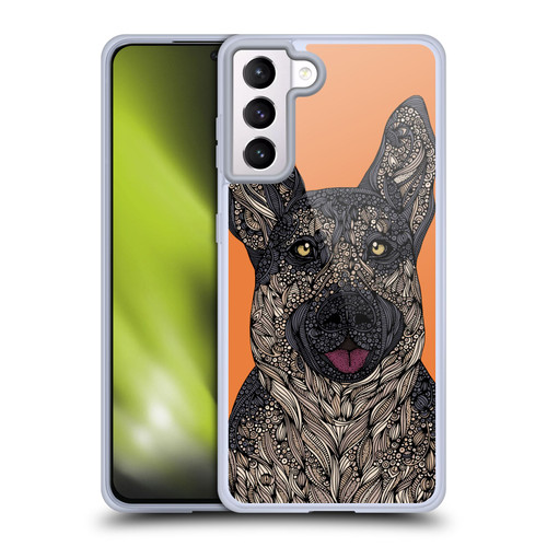 Valentina Dogs German Shepherd Soft Gel Case for Samsung Galaxy S21+ 5G & MagSafe