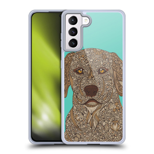 Valentina Dogs Yellow Lab Soft Gel Case for Samsung Galaxy S21+ 5G & MagSafe
