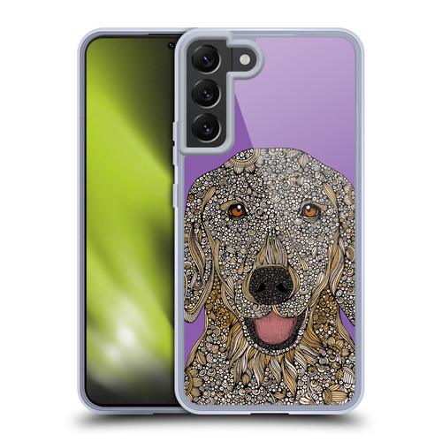 Valentina Dogs Golden Retriever Soft Gel Case for Samsung Galaxy S22+ 5G & MagSafe