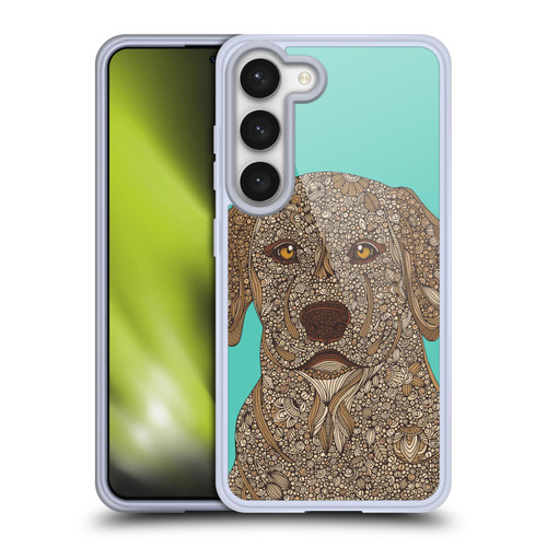 Valentina Dogs Yellow Lab Soft Gel Case for Samsung Galaxy S23 5G & MagSafe