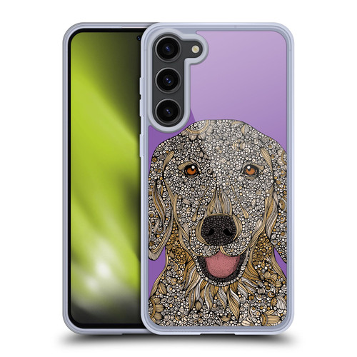 Valentina Dogs Golden Retriever Soft Gel Case for Samsung Galaxy S23+ 5G & MagSafe