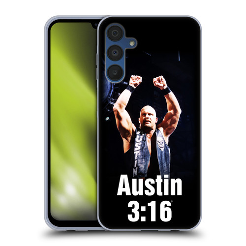 WWE Stone Cold Steve Austin Photo Soft Gel Case for Samsung Galaxy A15 & MagSafe
