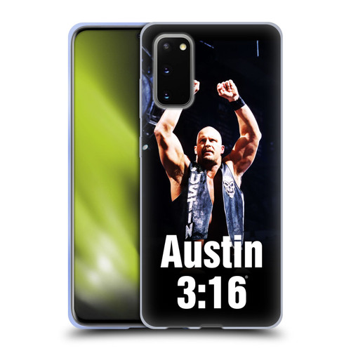 WWE Stone Cold Steve Austin Photo Soft Gel Case for Samsung Galaxy S20 / S20 5G