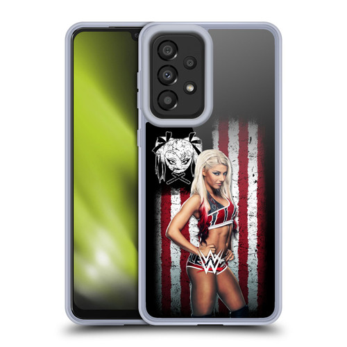 WWE American Flag Superstars Alexa Bliss Soft Gel Case for Samsung Galaxy A33 5G (2022)