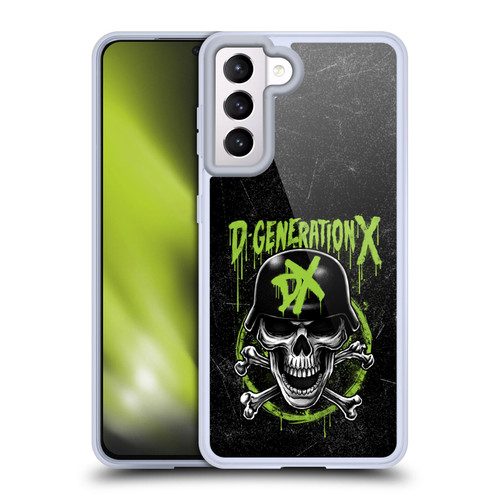 WWE D-Generation X Skull Soft Gel Case for Samsung Galaxy S21 5G & MagSafe