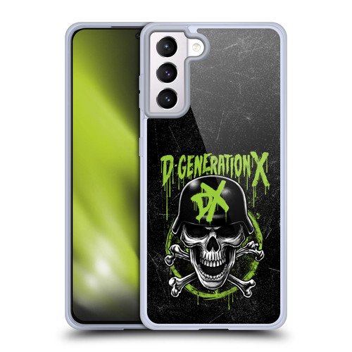 WWE D-Generation X Skull Soft Gel Case for Samsung Galaxy S21+ 5G & MagSafe