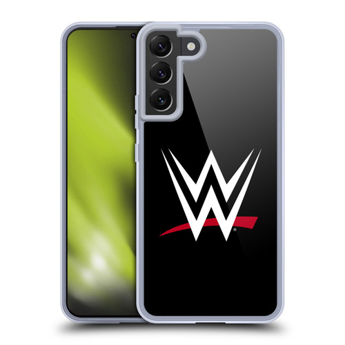 WWE TV Program Logo Main Soft Gel Case for Samsung Galaxy S22+ 5G & MagSafe