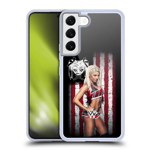 WWE American Flag Superstars Alexa Bliss Soft Gel Case for Samsung Galaxy S22 5G & MagSafe