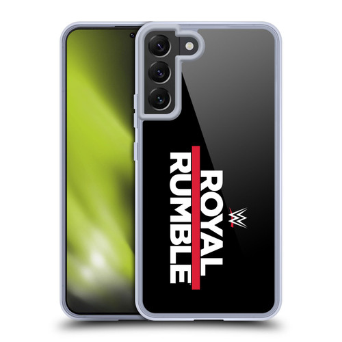 WWE TV Program Logo Royal Rumble Soft Gel Case for Samsung Galaxy S22+ 5G & MagSafe
