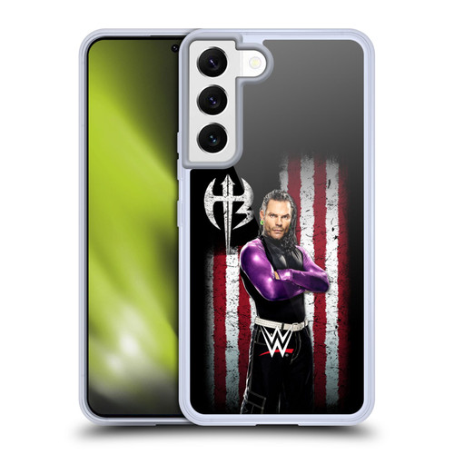 WWE American Flag Superstars Jeff Hardy Soft Gel Case for Samsung Galaxy S22 5G & MagSafe