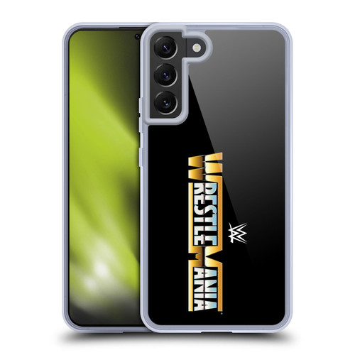 WWE TV Program Logo Wrestlemania Soft Gel Case for Samsung Galaxy S22+ 5G & MagSafe