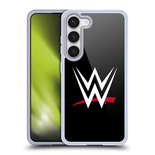 WWE TV Program Logo Main Soft Gel Case for Samsung Galaxy S23 5G & MagSafe