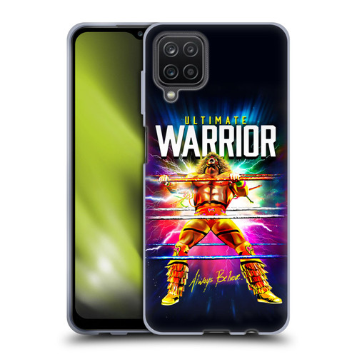 WWE The Ultimate Warrior Retro Blast Soft Gel Case for Samsung Galaxy A12 (2020)