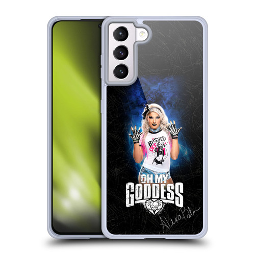 WWE Alexa Bliss Goddess LED Image Soft Gel Case for Samsung Galaxy S21+ 5G & MagSafe