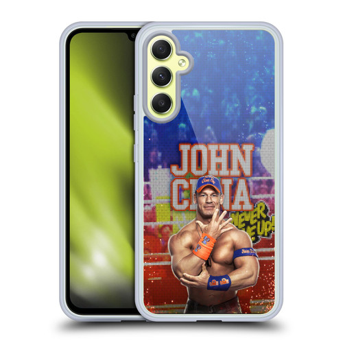 WWE 2017 John Cena LED Image Soft Gel Case for Samsung Galaxy A34 5G