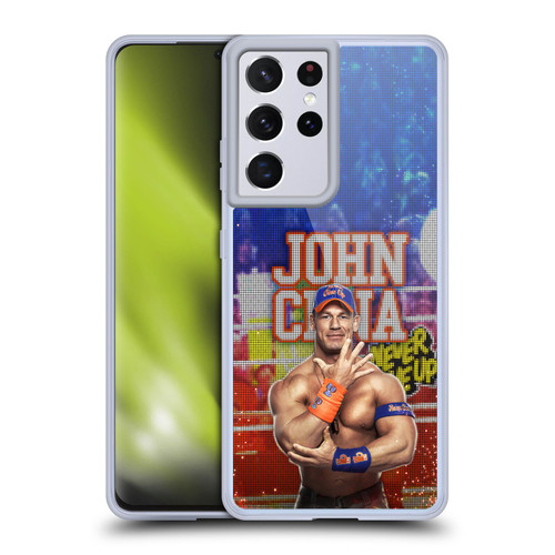 WWE 2017 John Cena LED Image Soft Gel Case for Samsung Galaxy S21 Ultra 5G & MagSafe
