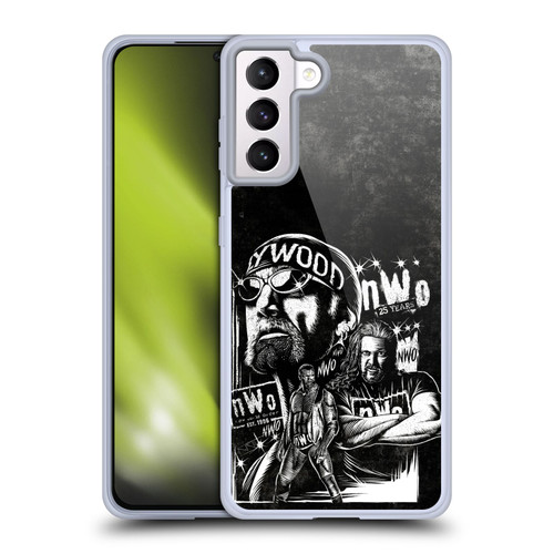 WWE NWO Fathead Superstar Soft Gel Case for Samsung Galaxy S21+ 5G & MagSafe