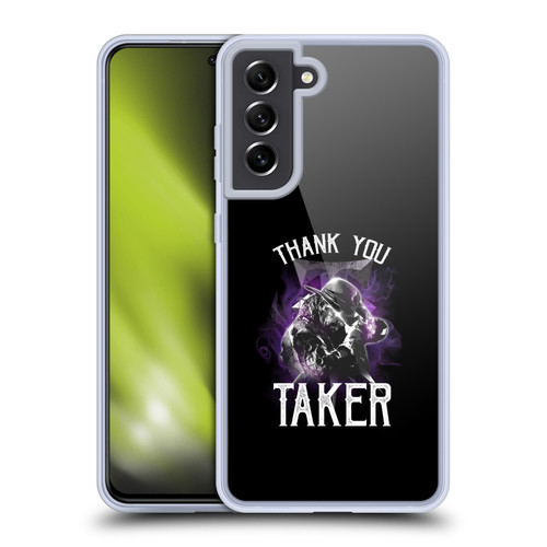 WWE 2017/18 Superstars Undertaker Thank You Soft Gel Case for Samsung Galaxy S21 FE 5G & MagSafe