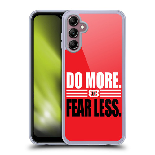 WWE Superstars 9 Nikki Bella Do More Fear Less Soft Gel Case for Samsung Galaxy A14 5G