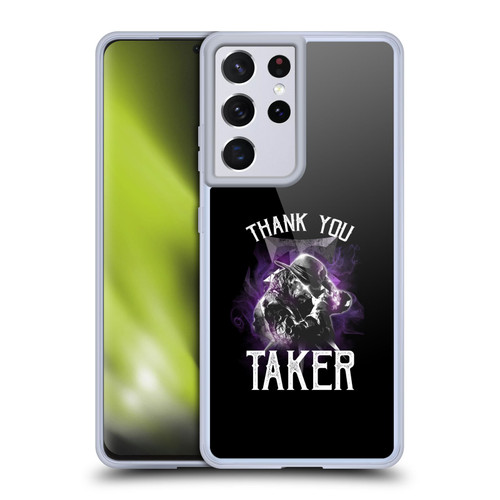 WWE 2017/18 Superstars Undertaker Thank You Soft Gel Case for Samsung Galaxy S21 Ultra 5G & MagSafe