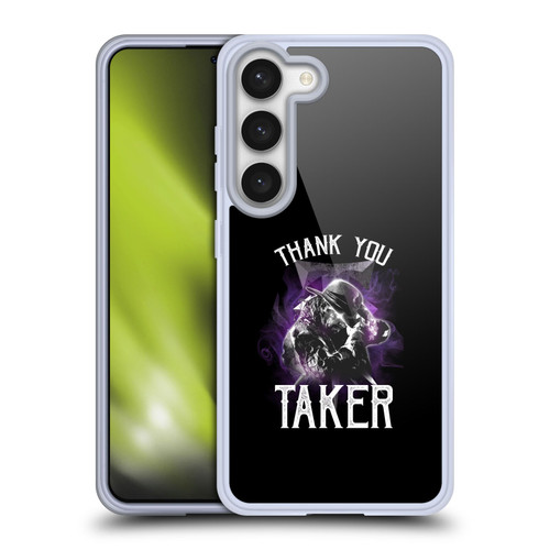 WWE 2017/18 Superstars Undertaker Thank You Soft Gel Case for Samsung Galaxy S23 5G & MagSafe