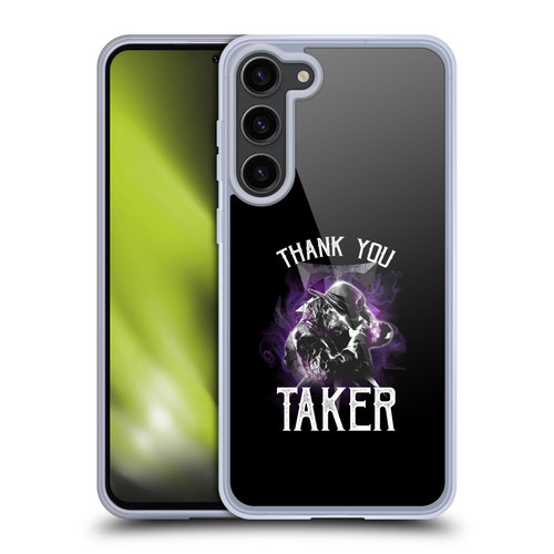WWE 2017/18 Superstars Undertaker Thank You Soft Gel Case for Samsung Galaxy S23+ 5G & MagSafe