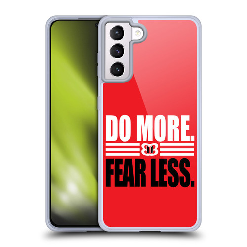 WWE Superstars 9 Nikki Bella Do More Fear Less Soft Gel Case for Samsung Galaxy S21+ 5G & MagSafe
