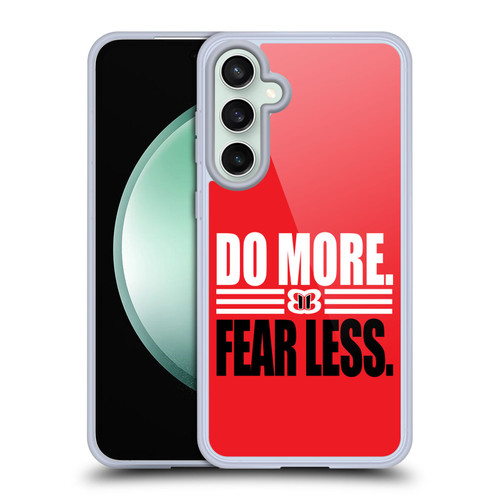 WWE Superstars 9 Nikki Bella Do More Fear Less Soft Gel Case for Samsung Galaxy S23 FE 5G & MagSafe