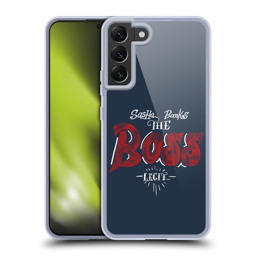 WWE Superstars 9 Sasha Banks The Boss Soft Gel Case for Samsung Galaxy S22+ 5G & MagSafe