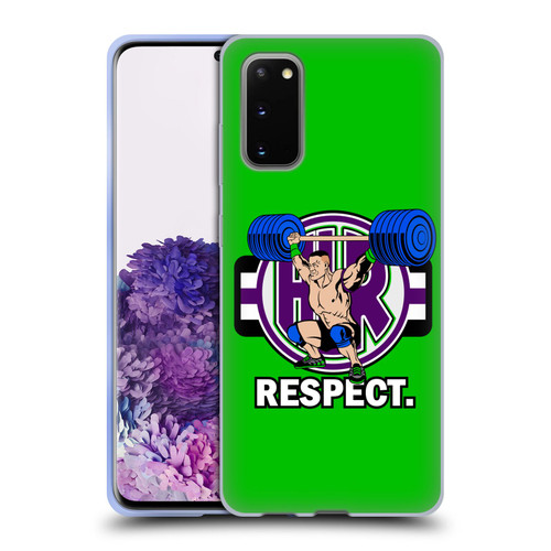 WWE 2017/18 Superstars 4 John Cenation Respect Soft Gel Case for Samsung Galaxy S20 / S20 5G