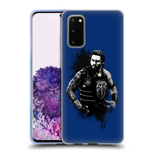 WWE 2017/18 Superstars 4 Roman Reigns Soft Gel Case for Samsung Galaxy S20 / S20 5G