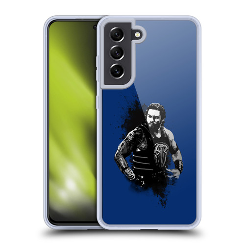 WWE 2017/18 Superstars 4 Roman Reigns Soft Gel Case for Samsung Galaxy S21 FE 5G & MagSafe