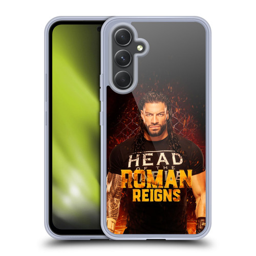 WWE R. Reigns Graphics Roman Reigns 1 Soft Gel Case for Samsung Galaxy A54 5G