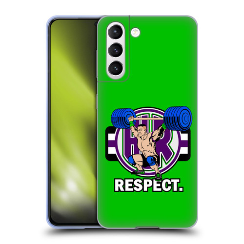 WWE 2017/18 Superstars 4 John Cenation Respect Soft Gel Case for Samsung Galaxy S21 5G & MagSafe