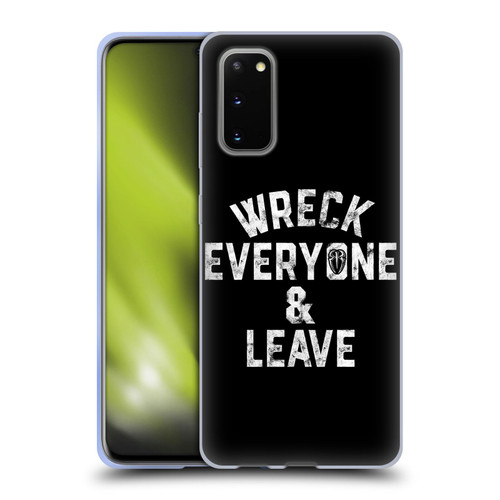 WWE R. Reigns Graphics Wreck Everyone & Leave Soft Gel Case for Samsung Galaxy S20 / S20 5G