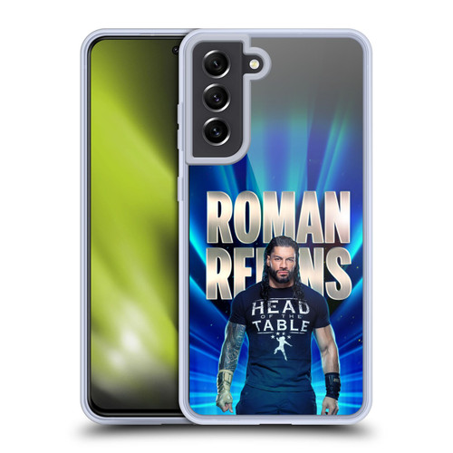 WWE R. Reigns Graphics Roman Reigns 2 Soft Gel Case for Samsung Galaxy S21 FE 5G & MagSafe