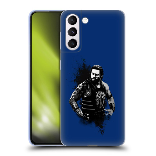 WWE 2017/18 Superstars 4 Roman Reigns Soft Gel Case for Samsung Galaxy S21+ 5G & MagSafe