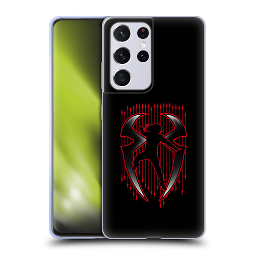 WWE 2017/18 Superstars 4 Roman Reigns Red Logo Soft Gel Case for Samsung Galaxy S21 Ultra 5G & MagSafe