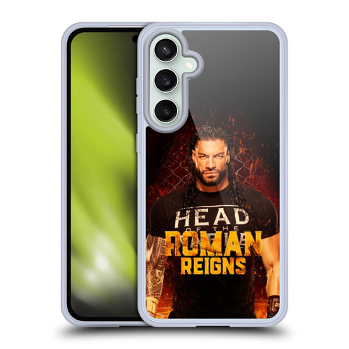 WWE R. Reigns Graphics Roman Reigns 1 Soft Gel Case for Samsung Galaxy S23 FE 5G & MagSafe