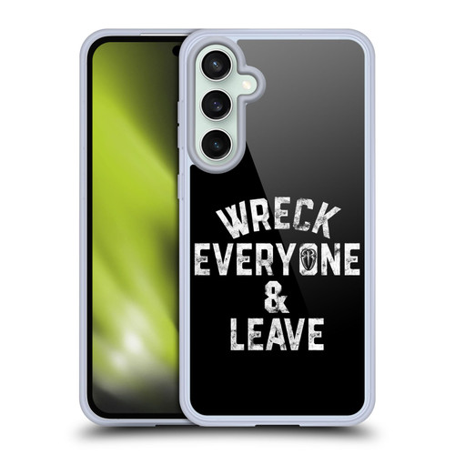 WWE R. Reigns Graphics Wreck Everyone & Leave Soft Gel Case for Samsung Galaxy S23 FE 5G & MagSafe
