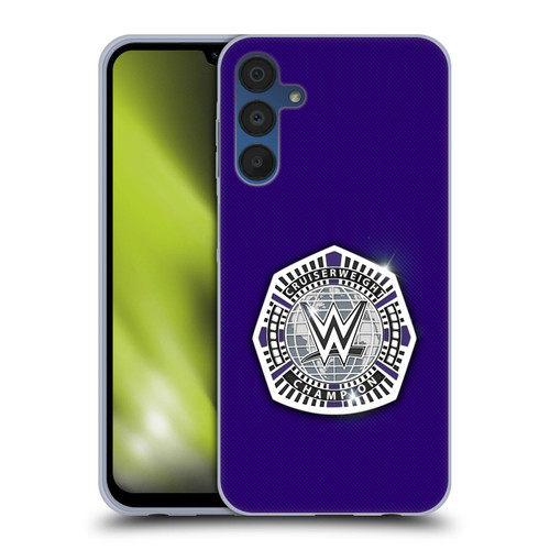 WWE Title Belts Cruiserweight Champion Soft Gel Case for Samsung Galaxy A15 & MagSafe