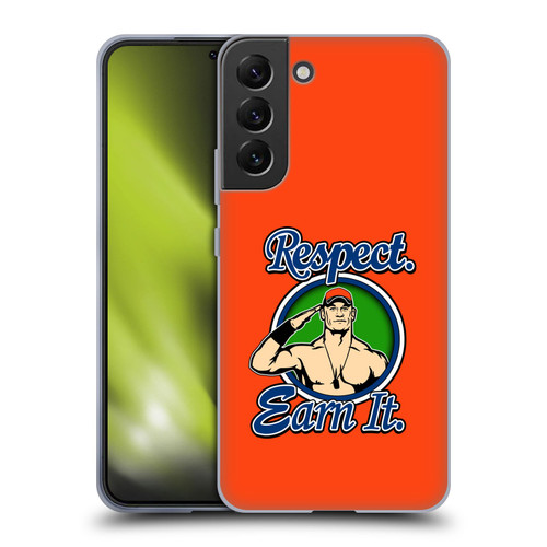 WWE 2017/18 Superstars 4 John Cena Respect Earn It Soft Gel Case for Samsung Galaxy S22+ 5G & MagSafe