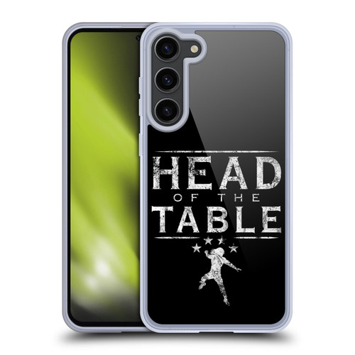 WWE R. Reigns Graphics Head Of The Table Soft Gel Case for Samsung Galaxy S23+ 5G & MagSafe