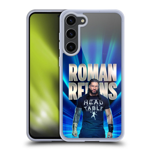 WWE R. Reigns Graphics Roman Reigns 2 Soft Gel Case for Samsung Galaxy S23+ 5G & MagSafe