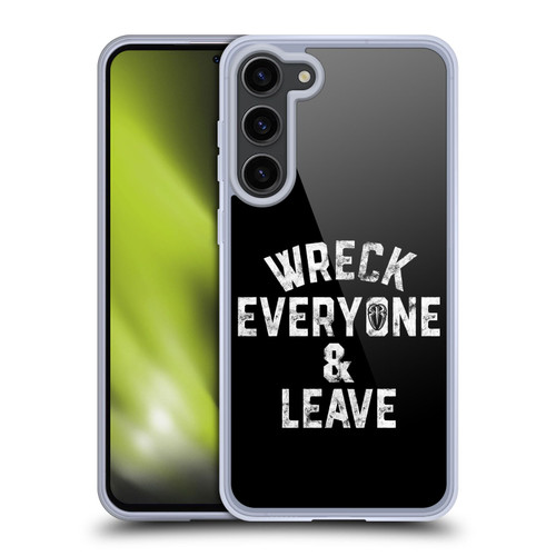 WWE R. Reigns Graphics Wreck Everyone & Leave Soft Gel Case for Samsung Galaxy S23+ 5G & MagSafe