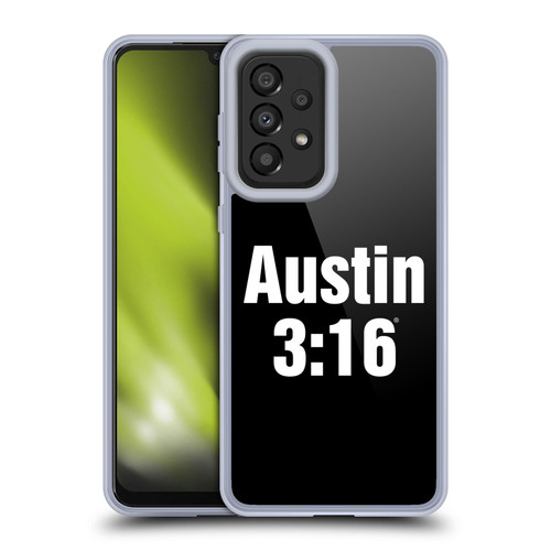 WWE Steve Austin 3:16 Soft Gel Case for Samsung Galaxy A33 5G (2022)
