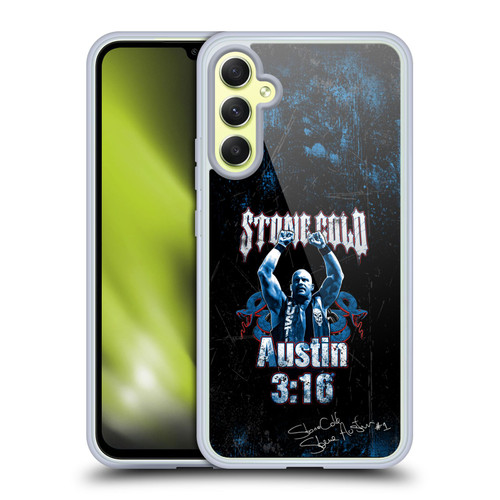 WWE Steve Austin Stone Cold Toughest SOB Soft Gel Case for Samsung Galaxy A34 5G