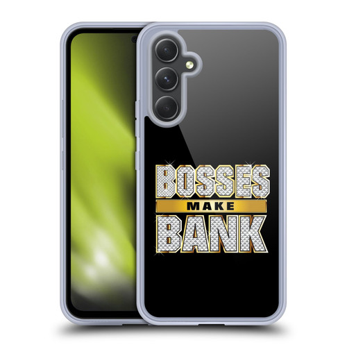 WWE Superstars 7 Sasha Banks Bosses Make Bank Soft Gel Case for Samsung Galaxy A54 5G