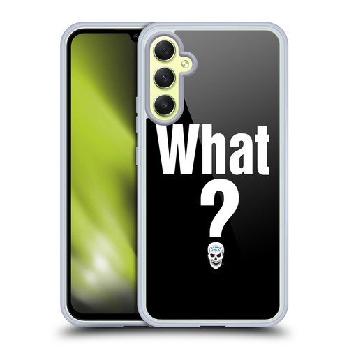 WWE Steve Austin What? Soft Gel Case for Samsung Galaxy A34 5G